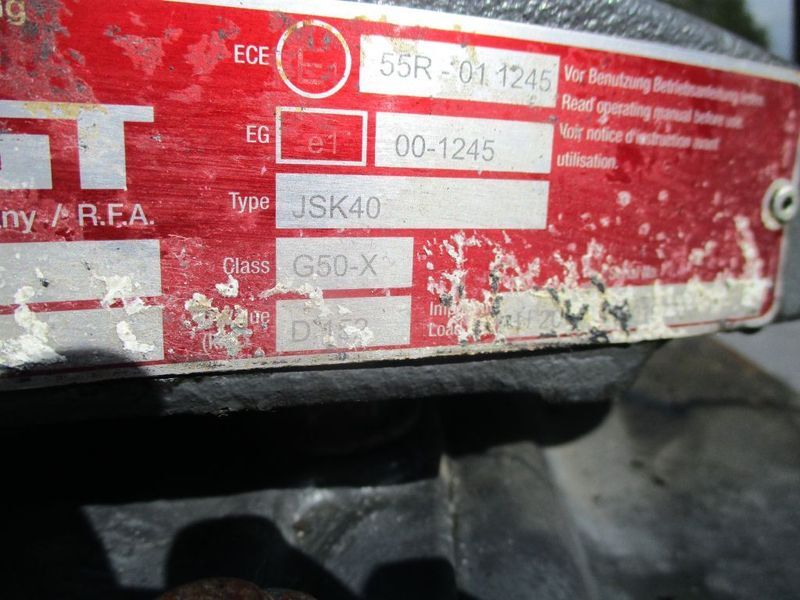 Jost JSK40 G50.X D 152 JSK40 G50.X D 152 DAF XF 106 EURO 6 - Vändskivekoppling för Lastbil: bild 4 Jost JSK40 G50.X D 152 JSK40 G50.X D 152 DAF XF 106 EURO 6 - Vändskivekoppling för Lastbil: bild 4