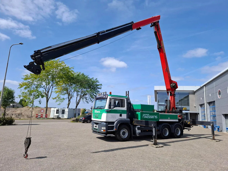 MAN TGA 33.410 / 6X4 / PALFINGER PK4000 1EL ROOFER CRANE / 25M / REMOTE / 2X BIG AXLE / 490677 KM / MANUAL / EURO-3 / 2005 - Kranbil: bild 2 MAN TGA 33.410 / 6X4 / PALFINGER PK4000 1EL ROOFER CRANE / 25M / REMOTE / 2X BIG AXLE / 490677 KM / MANUAL / EURO-3 / 2005 - Kranbil: bild 2