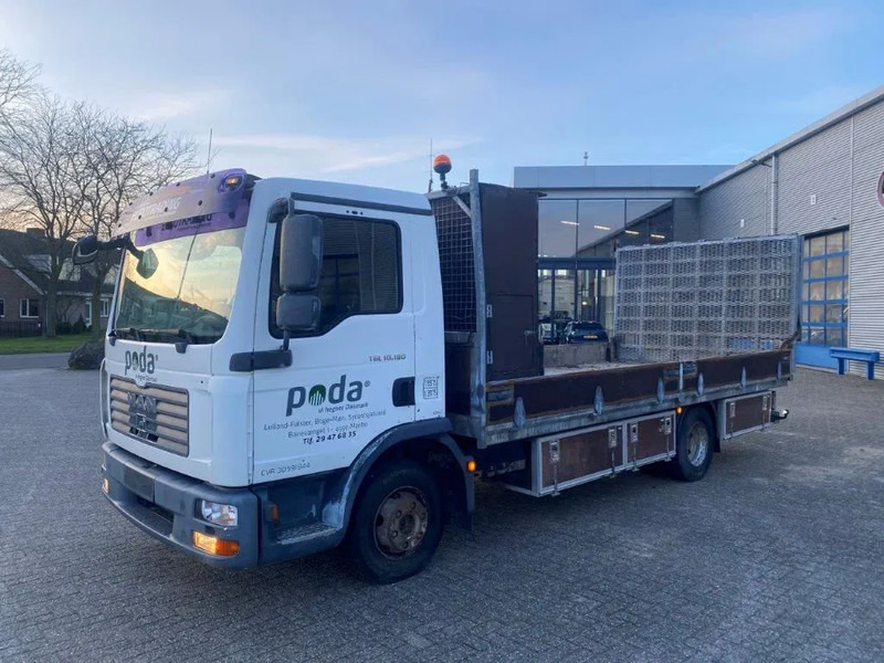MAN TGL10-180 / HYDRAULISCH PLATFORM / ONLY: 428970 KM / MANUAL / EURO-4 / 2007 - Biltransportbil lastbil: bild 1 MAN TGL10-180 / HYDRAULISCH PLATFORM / ONLY: 428970 KM / MANUAL / EURO-4 / 2007 - Biltransportbil lastbil: bild 1