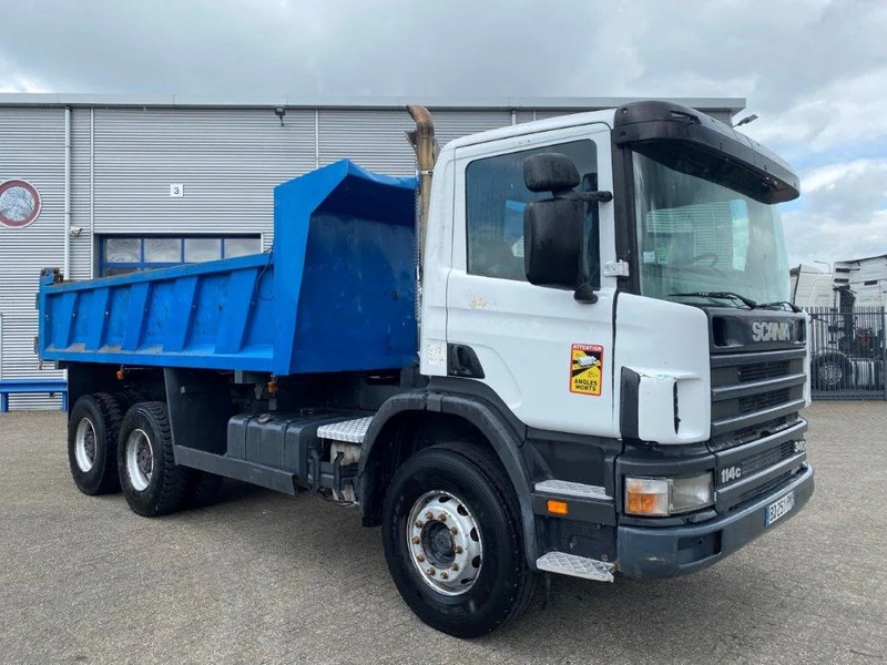 Scania 114-340 / 6X4 / 2 SIDE TIPPER / BIG AXLE / FULL-STEEL / DRUM BRAKES / MANUAL / 1999 - Tippbil lastbil: bild 4 Scania 114-340 / 6X4 / 2 SIDE TIPPER / BIG AXLE / FULL-STEEL / DRUM BRAKES / MANUAL / 1999 - Tippbil lastbil: bild 4