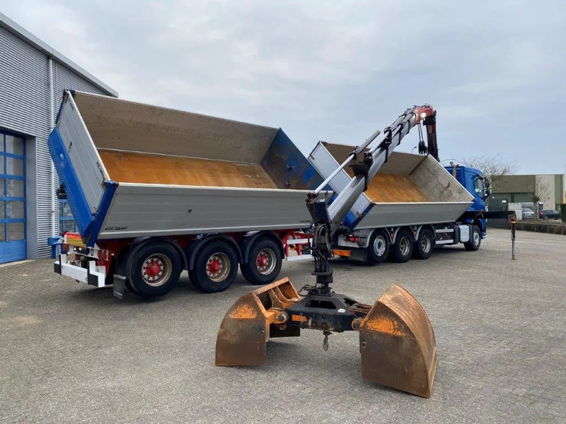 Kranbil Volvo FH4-500 / HMF 3220K-RC / REMOTE / ROTATOR / 3SIDE TIPPER / DYNAMIC STEERING / ONLY:302623 KM / AUTOMATIC / EURO-6 / 2017: bild 8