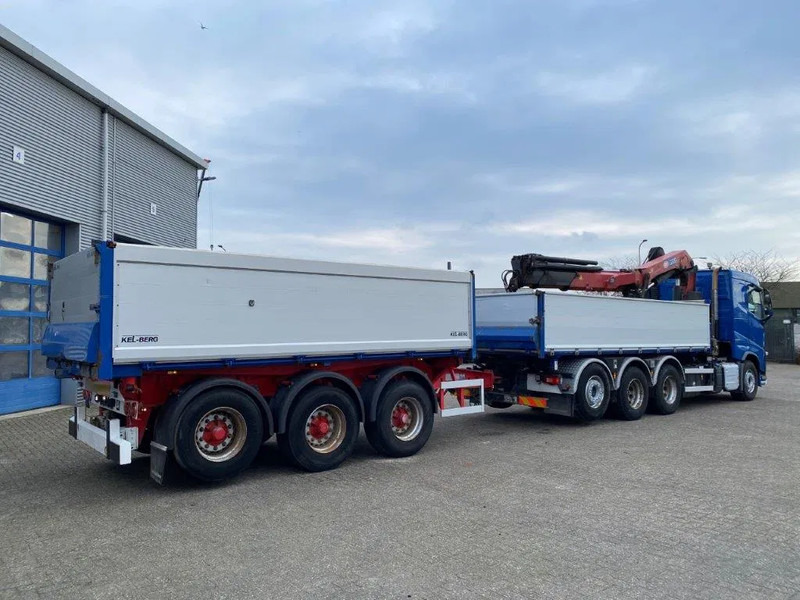 Kranbil Volvo FH4-500 / HMF 3220K-RC / REMOTE / ROTATOR / 3SIDE TIPPER / DYNAMIC STEERING / ONLY:302623 KM / AUTOMATIC / EURO-6 / 2017: bild 16