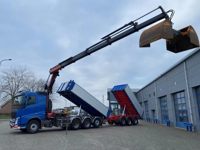 Volvo FH4-500 / HMF 3220K-RC / REMOTE / ROTATOR / 3SIDE TIPPER / DYNAMIC STEERING / ONLY:302623 KM / AUTOMATIC / EURO-6 / 2017 - Kranbil: bild 1 Volvo FH4-500 / HMF 3220K-RC / REMOTE / ROTATOR / 3SIDE TIPPER / DYNAMIC STEERING / ONLY:302623 KM / AUTOMATIC / EURO-6 / 2017 - Kranbil: bild 1