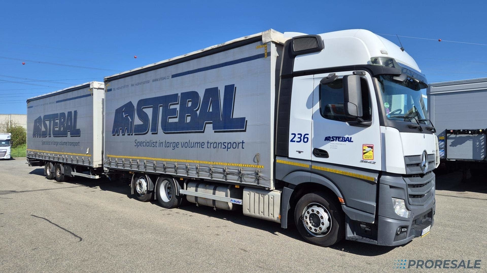 MERCEDES-BENZ ACTROS 2542 6X2 EURO 6 velkoobjemová souprava - prodejné jen s přívěsem PANAV P0465Z - cena je za celou soupravu - Kapellbil: bild 1 MERCEDES-BENZ ACTROS 2542 6X2 EURO 6 velkoobjemová souprava - prodejné jen s přívěsem PANAV P0465Z - cena je za celou soupravu - Kapellbil: bild 1