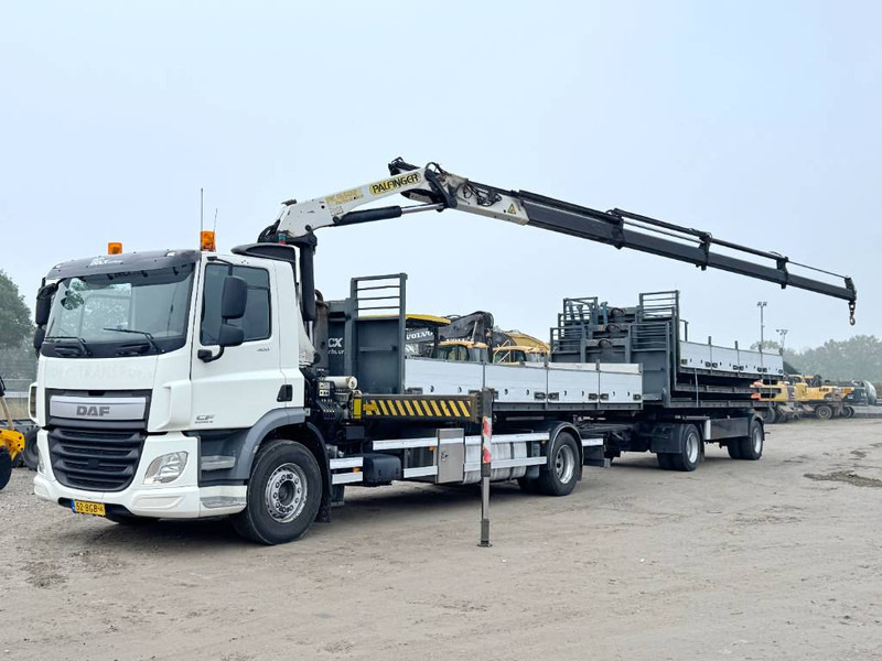 DAF CF400 + 17m Palfinger Crane / kran + Trailer - Lastväxlare lastbil, Kranbil: bild 2 DAF CF400 + 17m Palfinger Crane / kran + Trailer - Lastväxlare lastbil, Kranbil: bild 2