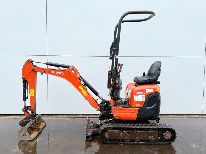 Kubota U10-3 - Hydr. Undercarriage / Hammer Lines - Minigrävmaskin: bild 1 Kubota U10-3 - Hydr. Undercarriage / Hammer Lines - Minigrävmaskin: bild 1