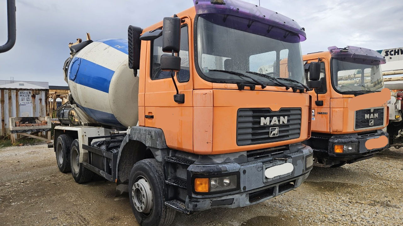 MAN FE 410A 8x4 mixer - 7m3 - euro 3 - Betongbil: bild 2 MAN FE 410A 8x4 mixer - 7m3 - euro 3 - Betongbil: bild 2