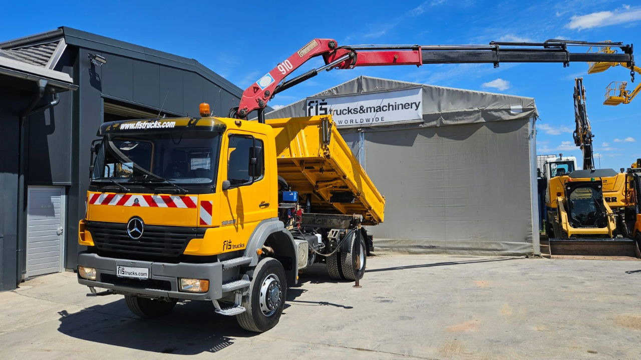 Mercedes-Benz Atego 1828 AK meiller tipper 4x4 - crane 9.5M - remote control - Tippbil lastbil: bild 4 Mercedes-Benz Atego 1828 AK meiller tipper 4x4 - crane 9.5M - remote control - Tippbil lastbil: bild 4