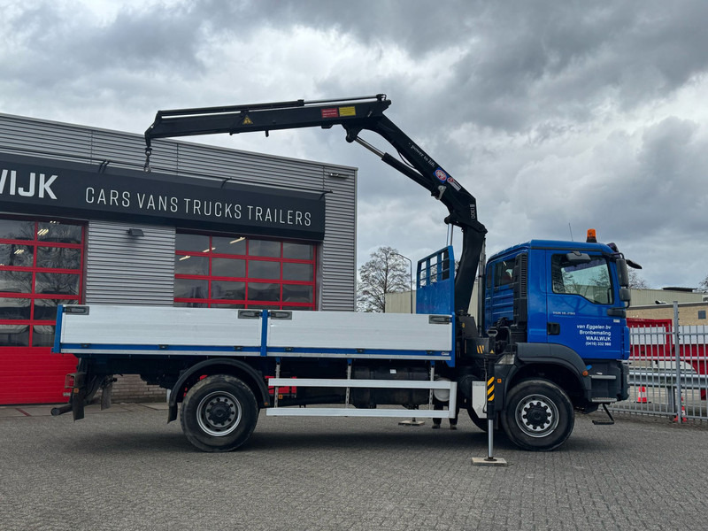 MAN TGM 18-290 4x4 Kraan met Open laadbak HMF Kraan 13 T - Kranbil: bild 2 MAN TGM 18-290 4x4 Kraan met Open laadbak HMF Kraan 13 T - Kranbil: bild 2