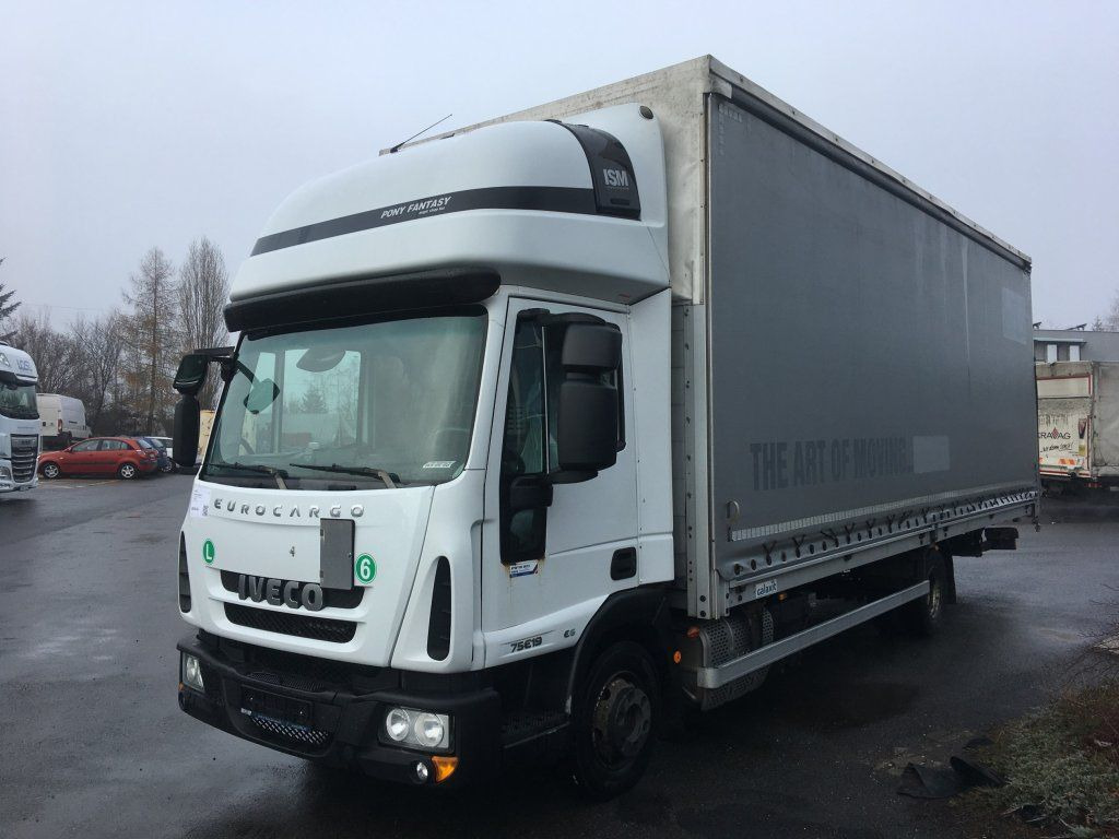 Iveco 75-190 Eurocargo 18 Pal. Dhollandia 1000 kg - Transportbil med kapell: bild 2 Iveco 75-190 Eurocargo 18 Pal. Dhollandia 1000 kg - Transportbil med kapell: bild 2
