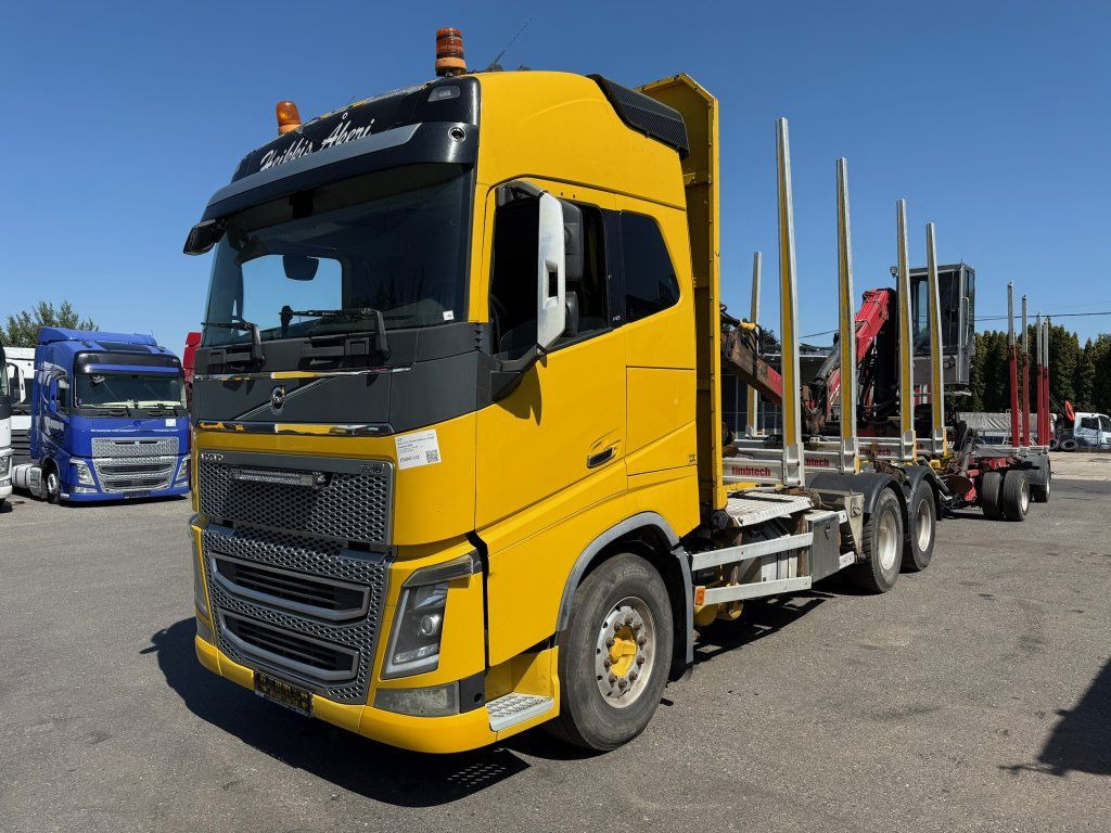 Volvo FH 16 750 6x4 + Fliegl - Timmerbil, Kranbil: bild 3 Volvo FH 16 750 6x4 + Fliegl - Timmerbil, Kranbil: bild 3