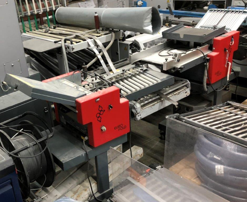 Eurofold 245-235 2x2 buckle plate folding machine with long motorized delivery - Vikmaskin: bild 1 Eurofold 245-235 2x2 buckle plate folding machine with long motorized delivery - Vikmaskin: bild 1