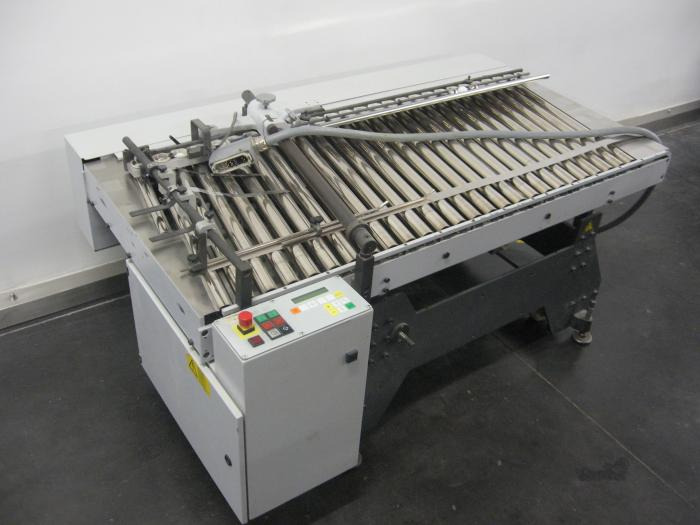 Heidelberg steel mobile, height-adjustable SRT 66 F-re-D inclined roller table (finishing station) - Vikmaskin: bild 2 Heidelberg steel mobile, height-adjustable SRT 66 F-re-D inclined roller table (finishing station) - Vikmaskin: bild 2