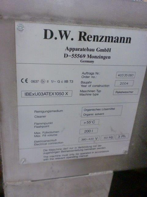 Renzmann Rakelwascher für Heidelberg Anicolor oder Metronic KBA Genius 52 - Reservdelar för Tryckmaskin: bild 3 Renzmann Rakelwascher für Heidelberg Anicolor oder Metronic KBA Genius 52 - Reservdelar för Tryckmaskin: bild 3