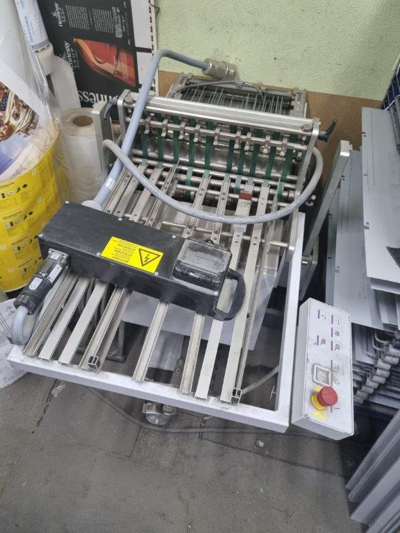 Small sized mobile stack delivery Heidelberg Stahlfolder STA 41 F MKE - Vikmaskin: bild 1 Small sized mobile stack delivery Heidelberg Stahlfolder STA 41 F MKE - Vikmaskin: bild 1