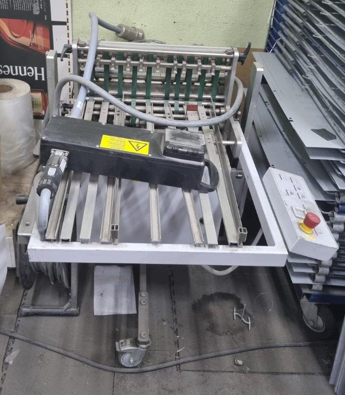 Small sized mobile stack delivery Heidelberg Stahlfolder STA 41 F MKE - Vikmaskin: bild 2 Small sized mobile stack delivery Heidelberg Stahlfolder STA 41 F MKE - Vikmaskin: bild 2