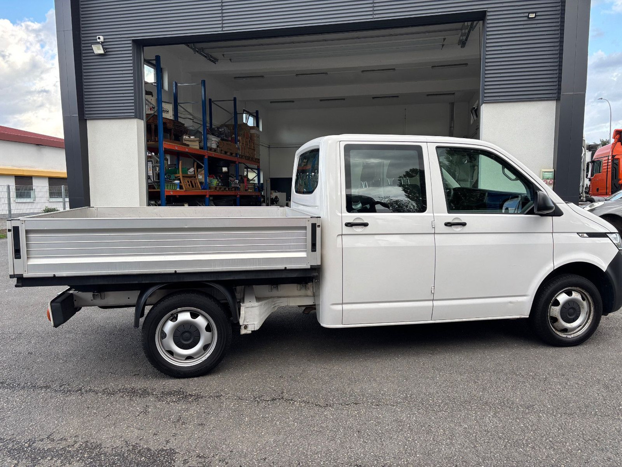 Transportbil med flak, Dubbelhytt transportbil Volkswagen T6 Transporter 4Motion/150PS 2.0/DoKa/Klima: bild 7