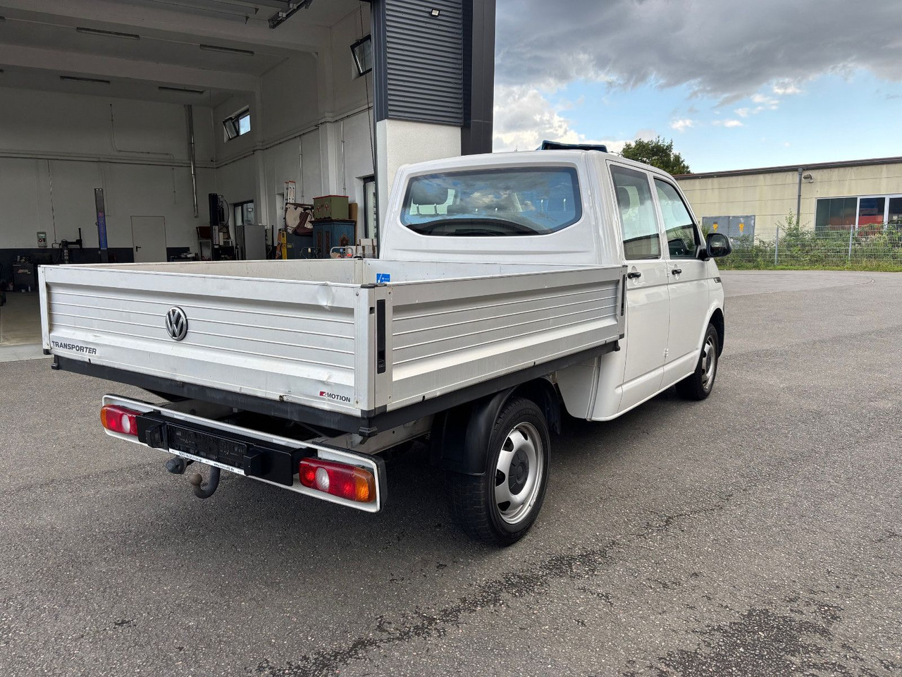 Transportbil med flak, Dubbelhytt transportbil Volkswagen T6 Transporter 4Motion/150PS 2.0/DoKa/Klima: bild 8