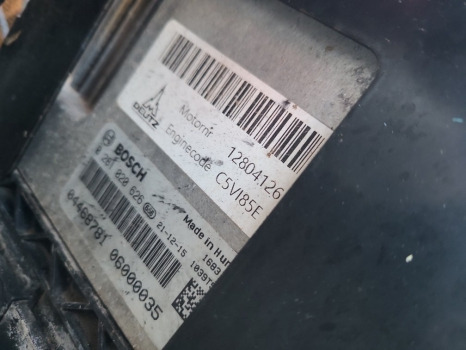 Manitou Mlt 630-115 Engine Control Ecu 04468481, 06000035, 0281020626, C5vi85e - Kontrollenhet: bild 2 Manitou Mlt 630-115 Engine Control Ecu 04468481, 06000035, 0281020626, C5vi85e - Kontrollenhet: bild 2