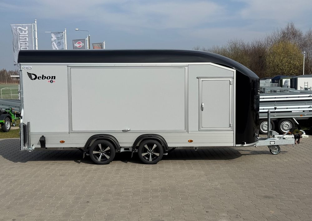 Debon C1000 - kryta laweta | 490 x 202 cm / 3500kg / felgi ALU / wciągarka elektryczna - Skåpsläp: bild 3 Debon C1000 - kryta laweta | 490 x 202 cm / 3500kg / felgi ALU / wciągarka elektryczna - Skåpsläp: bild 3