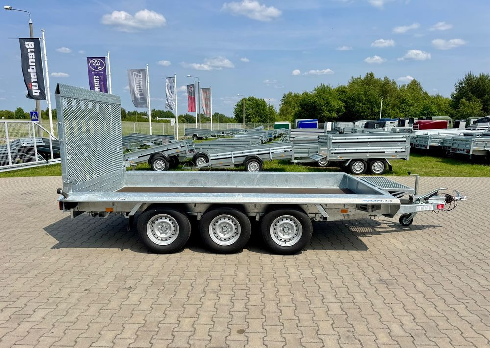Niewiadów KN401835T - 400 x 185 cm | 2570kg ładowności | trap stalowy | 3-osiowa budowlanka - Maskinsläp: bild 2 Niewiadów KN401835T - 400 x 185 cm | 2570kg ładowności | trap stalowy | 3-osiowa budowlanka - Maskinsläp: bild 2