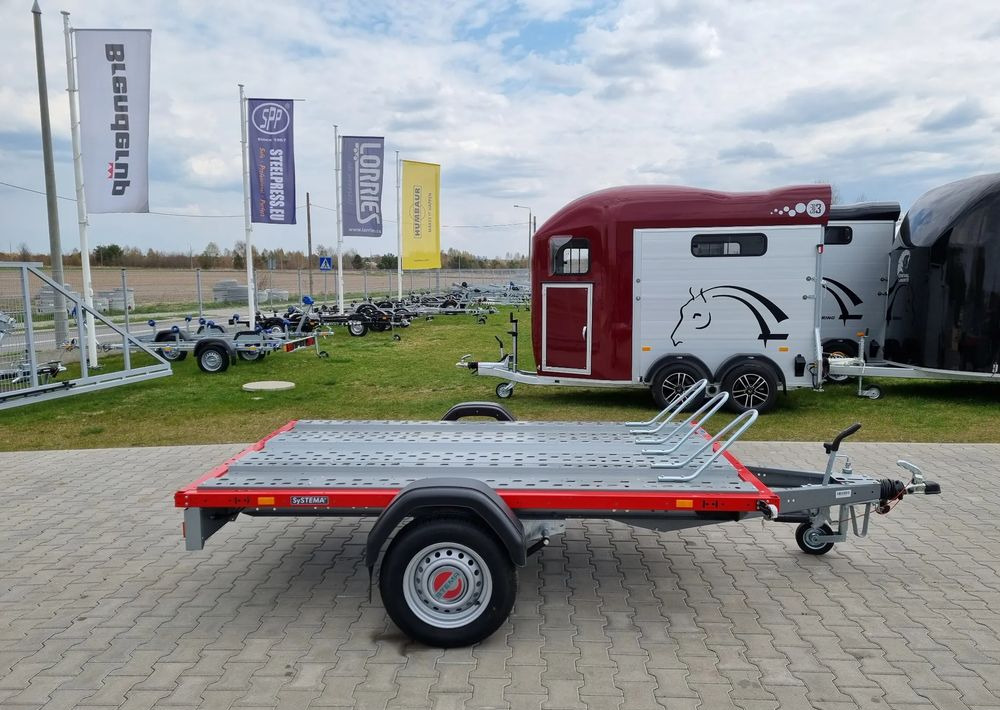 STEMA Stema STM 02 10-25-15.1 red | 251x153 cm 3 motocykle | DMC 1000kg - MC-släp: bild 3 STEMA Stema STM 02 10-25-15.1 red | 251x153 cm 3 motocykle | DMC 1000kg - MC-släp: bild 3