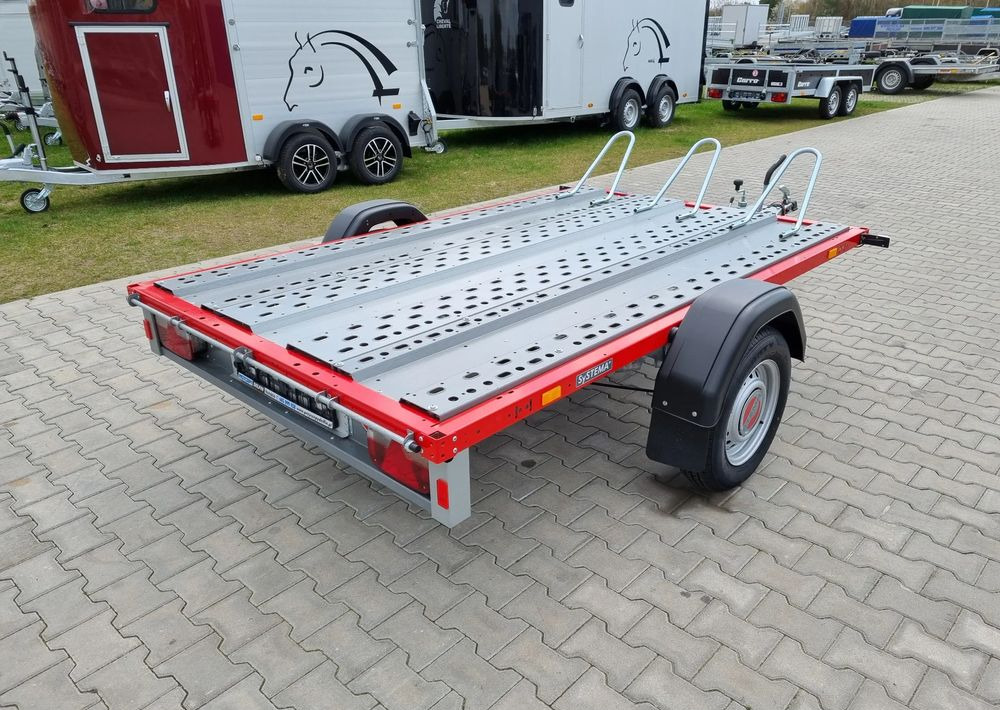 STEMA Stema STM 02 10-25-15.1 red | 251x153 cm 3 motocykle | DMC 1000kg - MC-släp: bild 4 STEMA Stema STM 02 10-25-15.1 red | 251x153 cm 3 motocykle | DMC 1000kg - MC-släp: bild 4