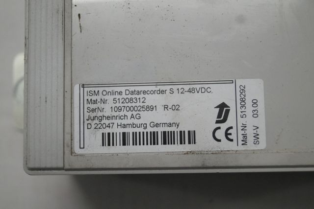 Jungheinrich 51208312 | ISM online data recorder S 12-48 VDC 51308292 Sw. 03.00 - Elektriskt system för Materialhanteringsutrustning: bild 3 Jungheinrich 51208312 | ISM online data recorder S 12-48 VDC 51308292 Sw. 03.00 - Elektriskt system för Materialhanteringsutrustning: bild 3
