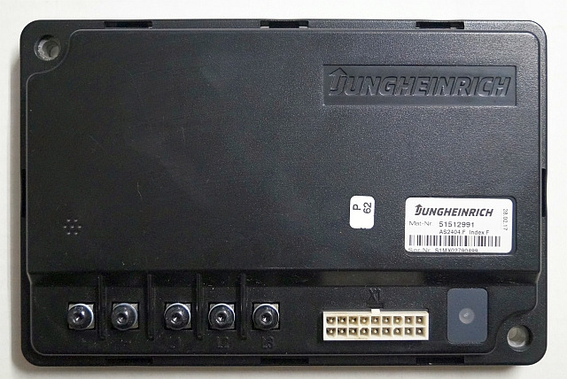 Jungheinrich 51512991 | Drive controller AS2404 F index F sn. S1MX02790499 for E - Kontrollenhet för Materialhanteringsutrustning: bild 1 Jungheinrich 51512991 | Drive controller AS2404 F index F sn. S1MX02790499 for E - Kontrollenhet för Materialhanteringsutrustning: bild 1