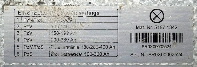 Jungheinrich 51871342 | build in charger 24V/30A 100-300Ah sn. SR0X0002524 - Elektriskt system för Materialhanteringsutrustning: bild 5 Jungheinrich 51871342 | build in charger 24V/30A 100-300Ah sn. SR0X0002524 - Elektriskt system för Materialhanteringsutrustning: bild 5