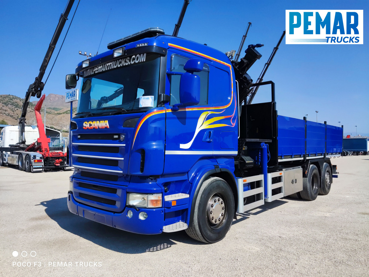SCANIA R 420 6X2 GRUA PALFINGER PK 23002 BASCULANTE - Tippbil lastbil, Kranbil: bild 2 SCANIA R 420 6X2 GRUA PALFINGER PK 23002 BASCULANTE - Tippbil lastbil, Kranbil: bild 2