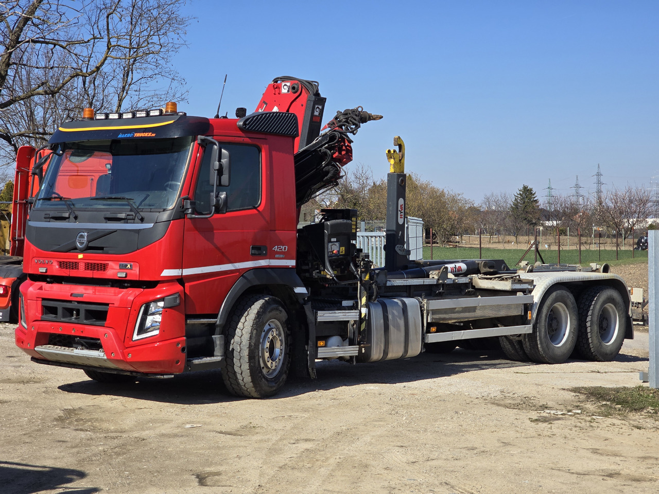 VOLVO FMX 420 6X4 / HIAB 144B-hiduo / hook system - Lastväxlare lastbil, Kranbil: bild 2 VOLVO FMX 420 6X4 / HIAB 144B-hiduo / hook system - Lastväxlare lastbil, Kranbil: bild 2