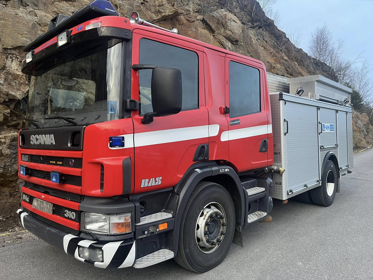 Scania P94GB 4x2 NA 310 - fire engine - RESERVERAD !! - Släck/ Räddningsvagn: bild 1 Scania P94GB 4x2 NA 310 - fire engine - RESERVERAD !! - Släck/ Räddningsvagn: bild 1