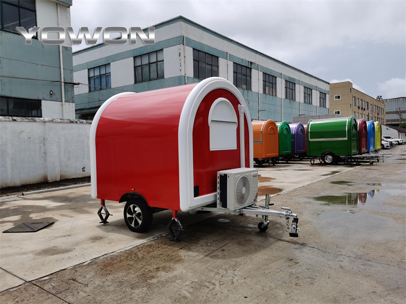 YOWON Fully customized food vending cart mobile street fast food trailer - Försäljningsvagn: bild 3 YOWON Fully customized food vending cart mobile street fast food trailer - Försäljningsvagn: bild 3