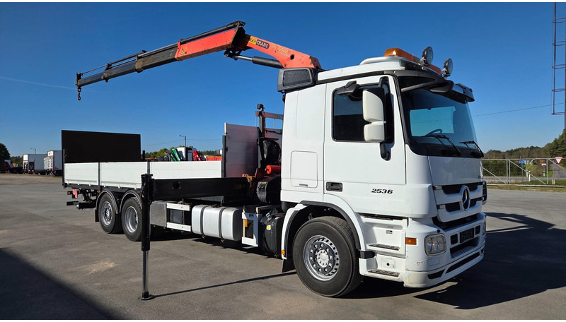 Mercedes-Benz Actros 2536 6X2 Palfinger PK16502 - Flakbil, Kranbil: bild 2 Mercedes-Benz Actros 2536 6X2 Palfinger PK16502 - Flakbil, Kranbil: bild 2