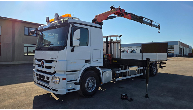 Mercedes-Benz Actros 2536 6X2 Palfinger PK16502 - Flakbil, Kranbil: bild 1 Mercedes-Benz Actros 2536 6X2 Palfinger PK16502 - Flakbil, Kranbil: bild 1