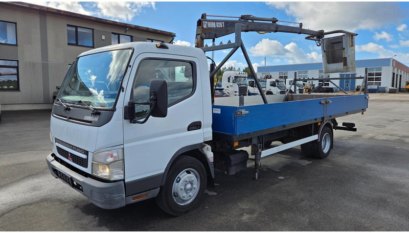 Mitsubishi CANTER FE85B HIAB 026 - Flakbil, Kranbil: bild 1 Mitsubishi CANTER FE85B HIAB 026 - Flakbil, Kranbil: bild 1