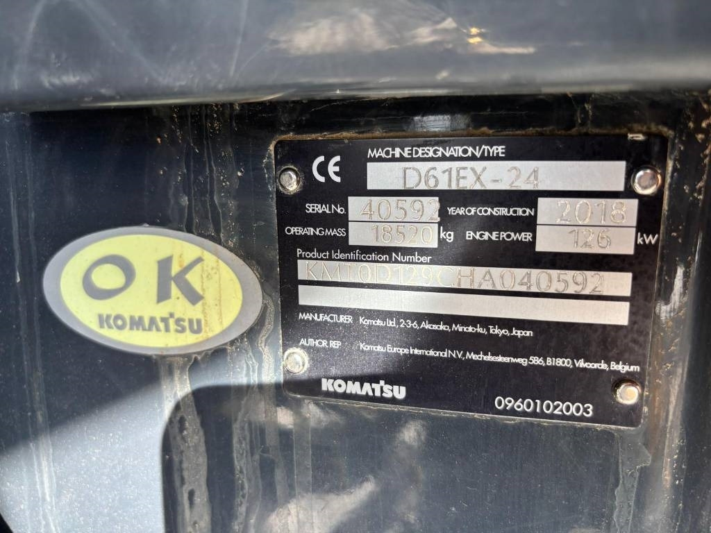 Bulldozer Komatsu D 61 EX-24 (GPS Prepared): bild 9
