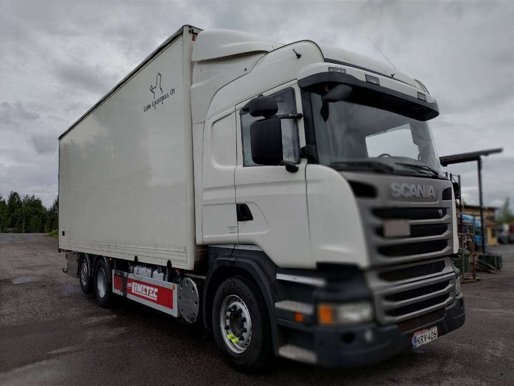 Scania R480 6x2 limetec kokosivuauk kori,liukukatto - Lastbil med skåp: bild 2 Scania R480 6x2 limetec kokosivuauk kori,liukukatto - Lastbil med skåp: bild 2