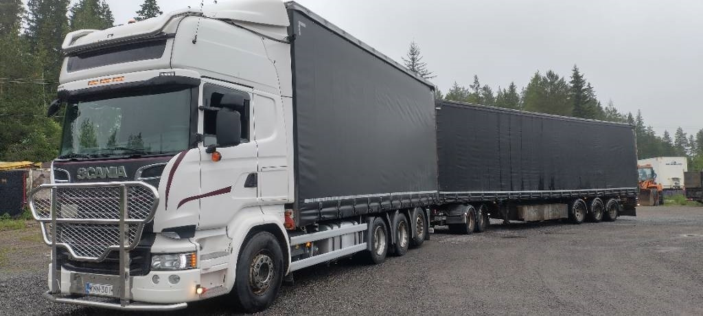 Scania R580 8x4 kapellilava+Dolly+kärry 76tn juna - Kapellbil: bild 1 Scania R580 8x4 kapellilava+Dolly+kärry 76tn juna - Kapellbil: bild 1