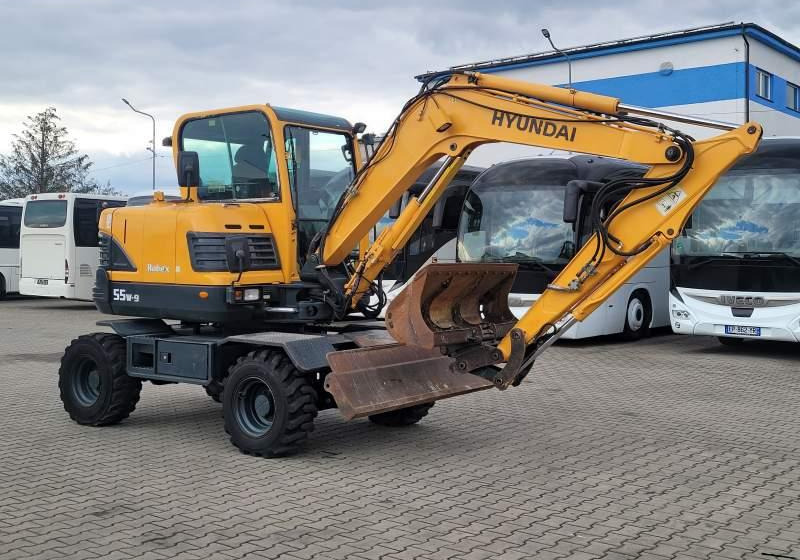 Hyundai ROBEX 55W-9 EXCAVATOR / SPROWADZONY Z FRANCJI - Grävmaskin på däck: bild 1 Hyundai ROBEX 55W-9 EXCAVATOR / SPROWADZONY Z FRANCJI - Grävmaskin på däck: bild 1