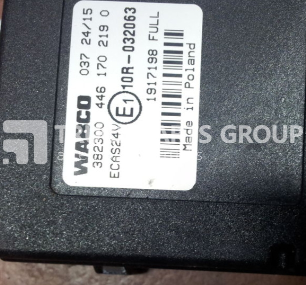 DAF 105 XF, ECAS, EURO5, EURO6, electric control unit 1639389; 16578 control unit - Kontrollenhet för Lastbil: bild 1 DAF 105 XF, ECAS, EURO5, EURO6, electric control unit 1639389; 16578 control unit - Kontrollenhet för Lastbil: bild 1