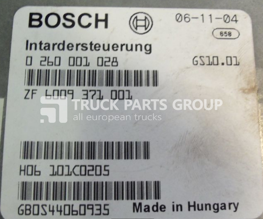 DAF 105 XF EUR 4, EURO 5 emission, electronic control unit ZF - inta control unit - Kontrollenhet för Lastbil: bild 1 DAF 105 XF EUR 4, EURO 5 emission, electronic control unit ZF - inta control unit - Kontrollenhet för Lastbil: bild 1