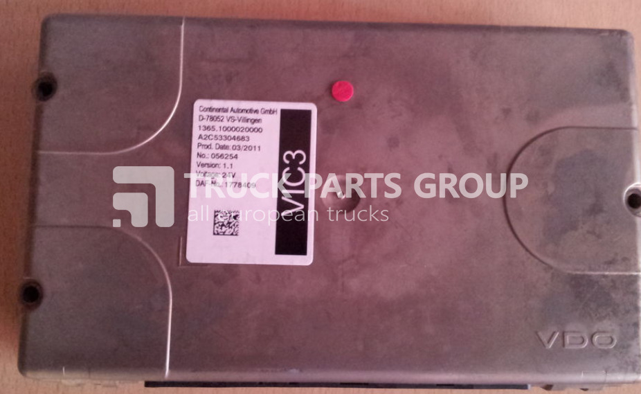 DAF 105XF, EURO5, EURO6, electronic control unit, EDC, ECU, VIC3, 17 control unit - Kontrollenhet för Lastbil: bild 1 DAF 105XF, EURO5, EURO6, electronic control unit, EDC, ECU, VIC3, 17 control unit - Kontrollenhet för Lastbil: bild 1