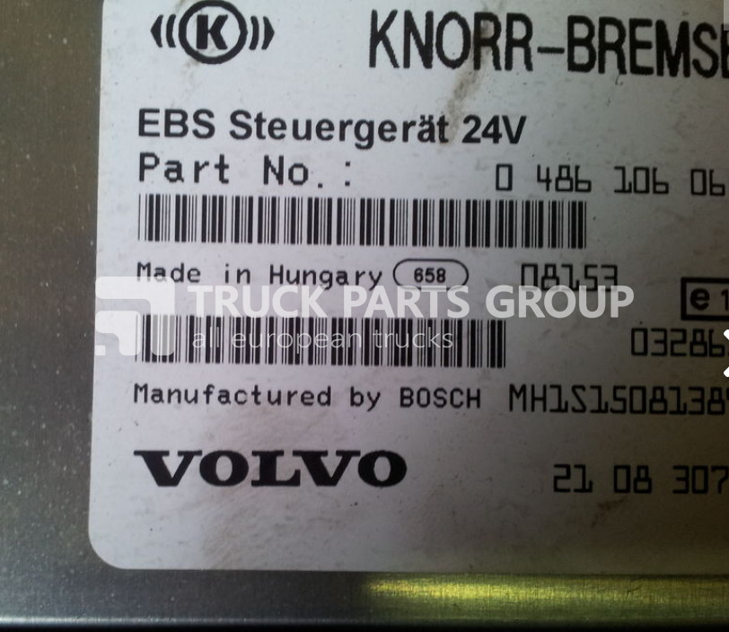VOLVO FH13, FM13, EURO 4, EURO 5, EDC, ECU, EBS control unit, electron control unit - Kontrollenhet för Lastbil: bild 4 VOLVO FH13, FM13, EURO 4, EURO 5, EDC, ECU, EBS control unit, electron control unit - Kontrollenhet för Lastbil: bild 4
