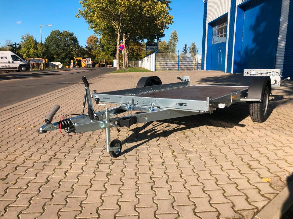 Martz Anhänger / Tieflader 1163Kg Nutzlast mit Knickdeichsel zum Kippen 3250x1850mm *INKL.19% MWST* - MC-släp: bild 5 Martz Anhänger / Tieflader 1163Kg Nutzlast mit Knickdeichsel zum Kippen 3250x1850mm *INKL.19% MWST* - MC-släp: bild 5