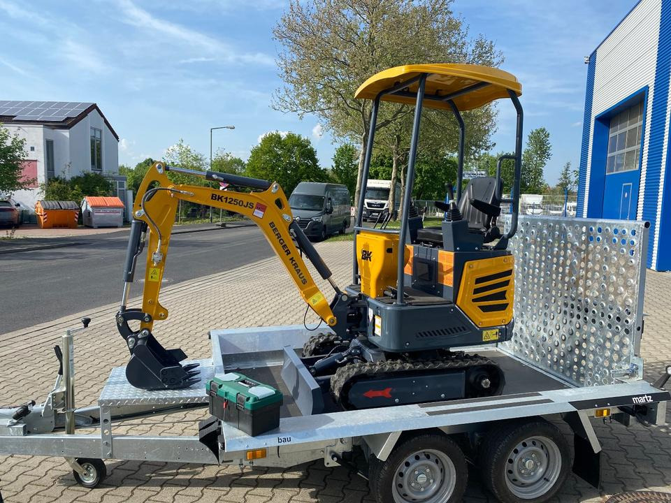 Minibagger BK1250JS + Tieflader + Zubehör *INKL.19% MWST*KUBOTA*BERGER KRAUS*JOYSTICK*SOFORT!* - Minigrävmaskin, Släp: bild 5 Minibagger BK1250JS + Tieflader + Zubehör *INKL.19% MWST*KUBOTA*BERGER KRAUS*JOYSTICK*SOFORT!* - Minigrävmaskin, Släp: bild 5