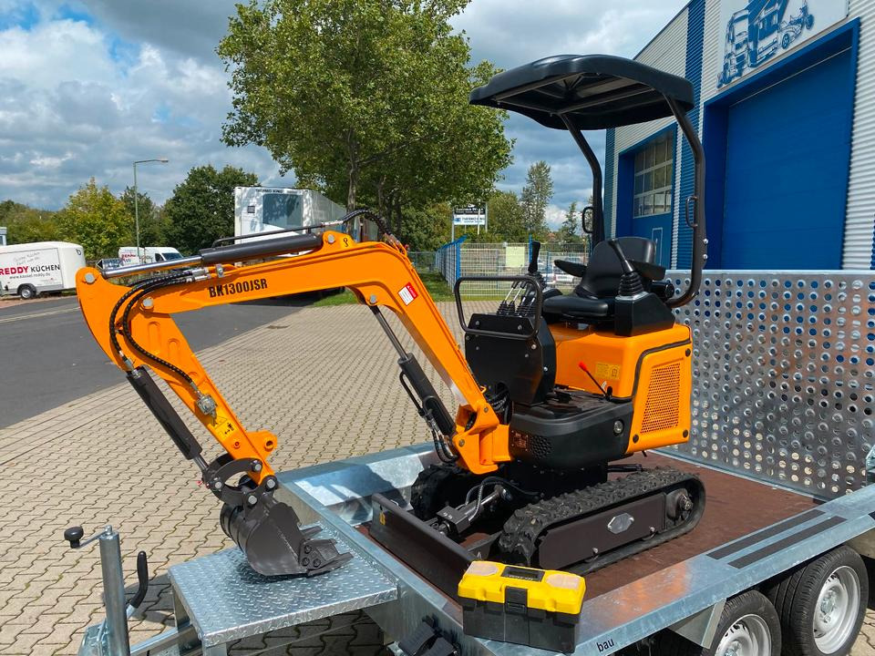 Minibagger BK1300JSR + Anhänger + Zubehör *INKL.19% MWST*BERGER KRAUS*KUBOTA*JOYSTICK*SCHENKWARM*SOFORT!* - Minigrävmaskin, Släp: bild 3 Minibagger BK1300JSR + Anhänger + Zubehör *INKL.19% MWST*BERGER KRAUS*KUBOTA*JOYSTICK*SCHENKWARM*SOFORT!* - Minigrävmaskin, Släp: bild 3
