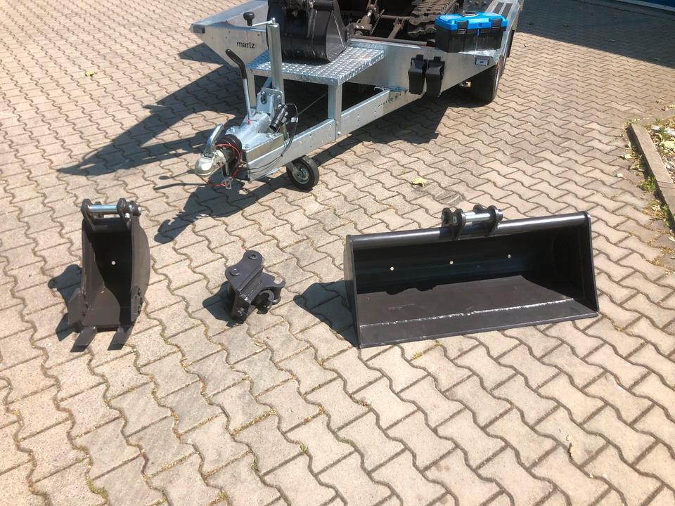 Minibagger BK1500JS inkl. Anhänger *INKL.19% MWST*BERGER KRAUS*KUBOTA*JOYST*SCHAUFELPAKET* - Minigrävmaskin, Släp: bild 3 Minibagger BK1500JS inkl. Anhänger *INKL.19% MWST*BERGER KRAUS*KUBOTA*JOYST*SCHAUFELPAKET* - Minigrävmaskin, Släp: bild 3