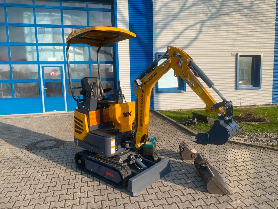 Minibagger BK950JS + Schaufelpaket *INKL.19% MWST*BERGER KRAUS*KABINE*SOFORT!* - Minigrävmaskin: bild 4 Minibagger BK950JS + Schaufelpaket *INKL.19% MWST*BERGER KRAUS*KABINE*SOFORT!* - Minigrävmaskin: bild 4